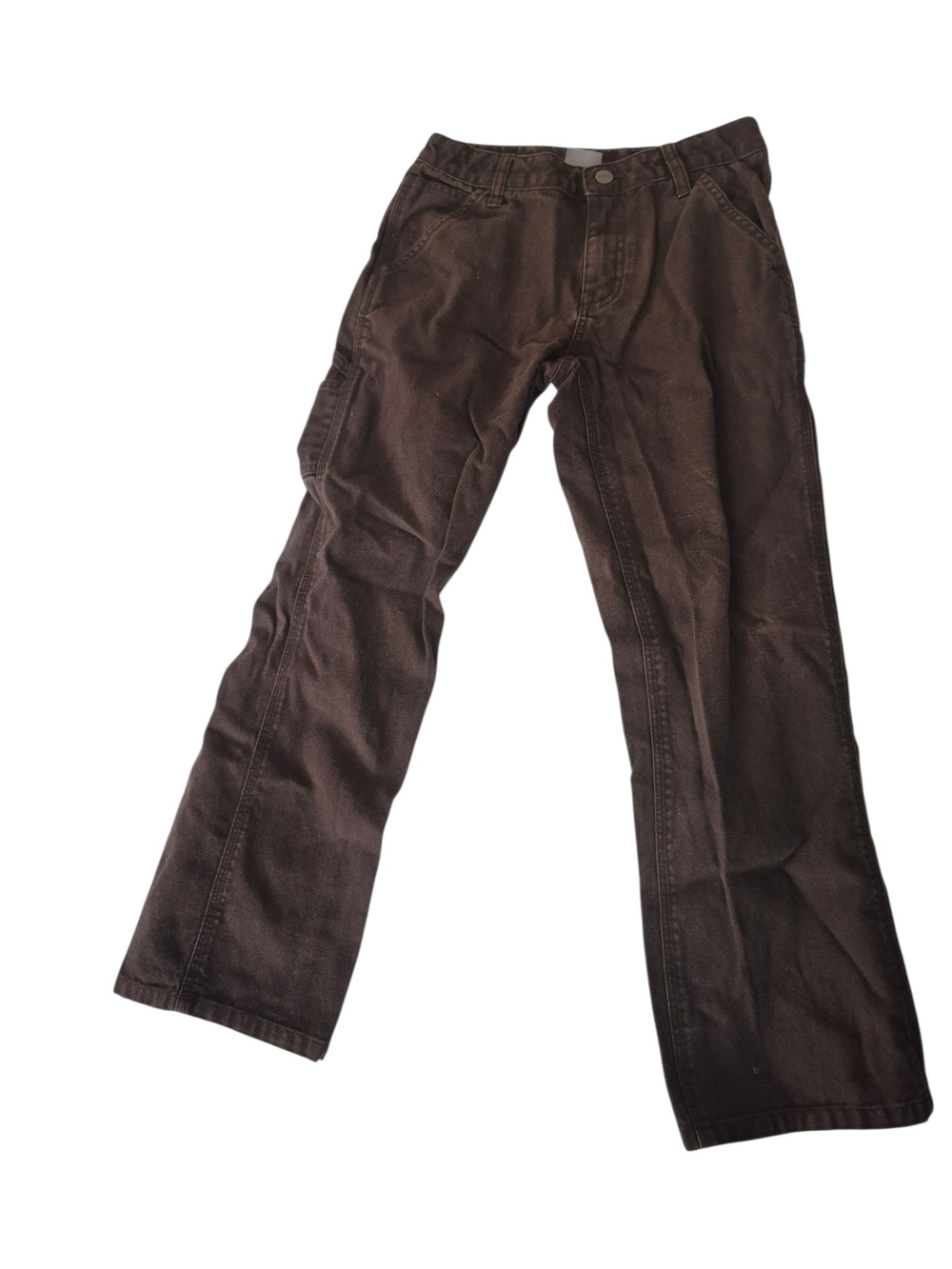 Carhartt Kids Brown Straight-Leg Work Pants